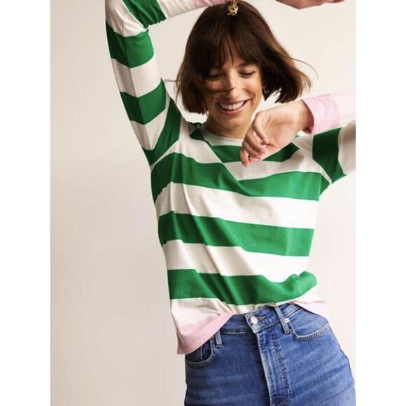 BODEN Bea Long Sleeve Breton - Size - 10 - Picture 1 of 7